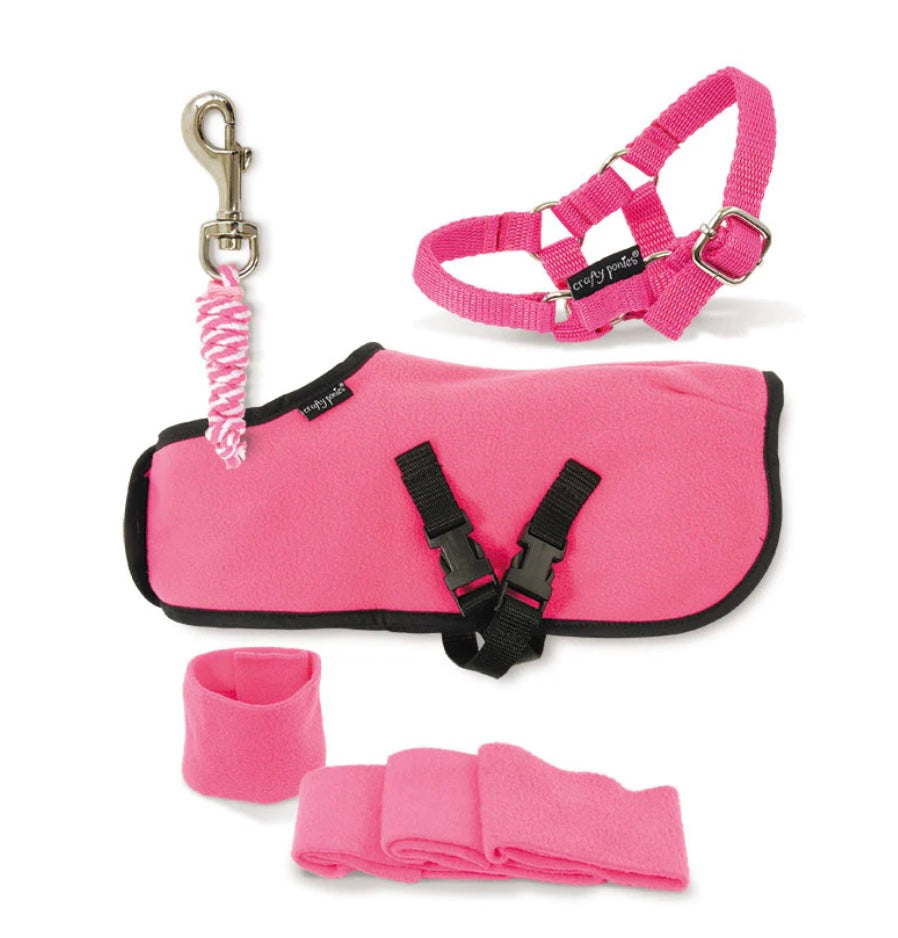 Fleece Rug Set & Booklet - Crafty Pony Toy