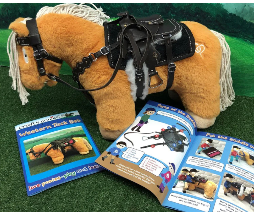 Western Leather Tack Set - Crafty Pony Toy